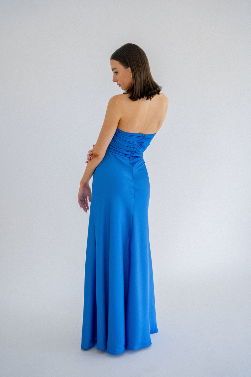 INKA GOWN: azul – HNTR THE LABEL