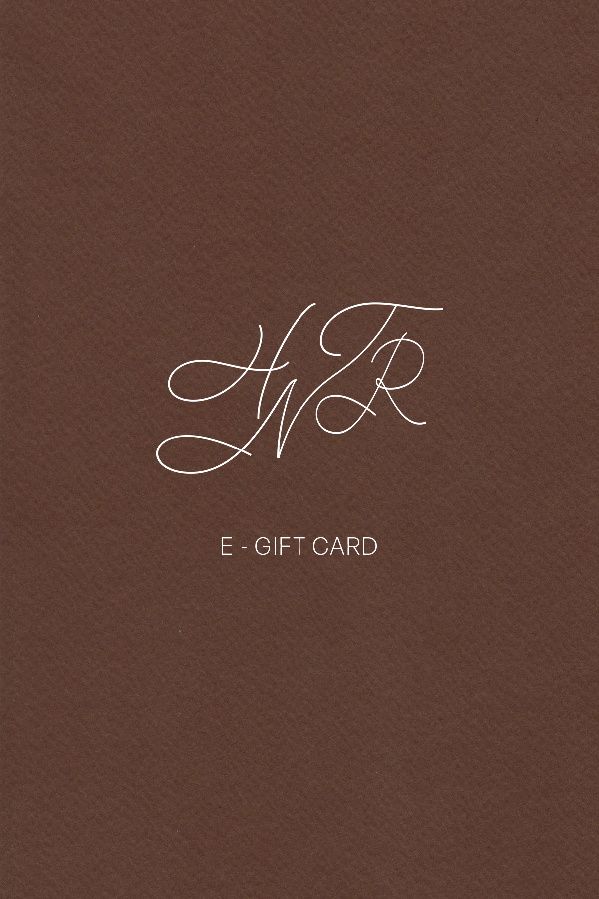 HNTR E-GIFT CARD