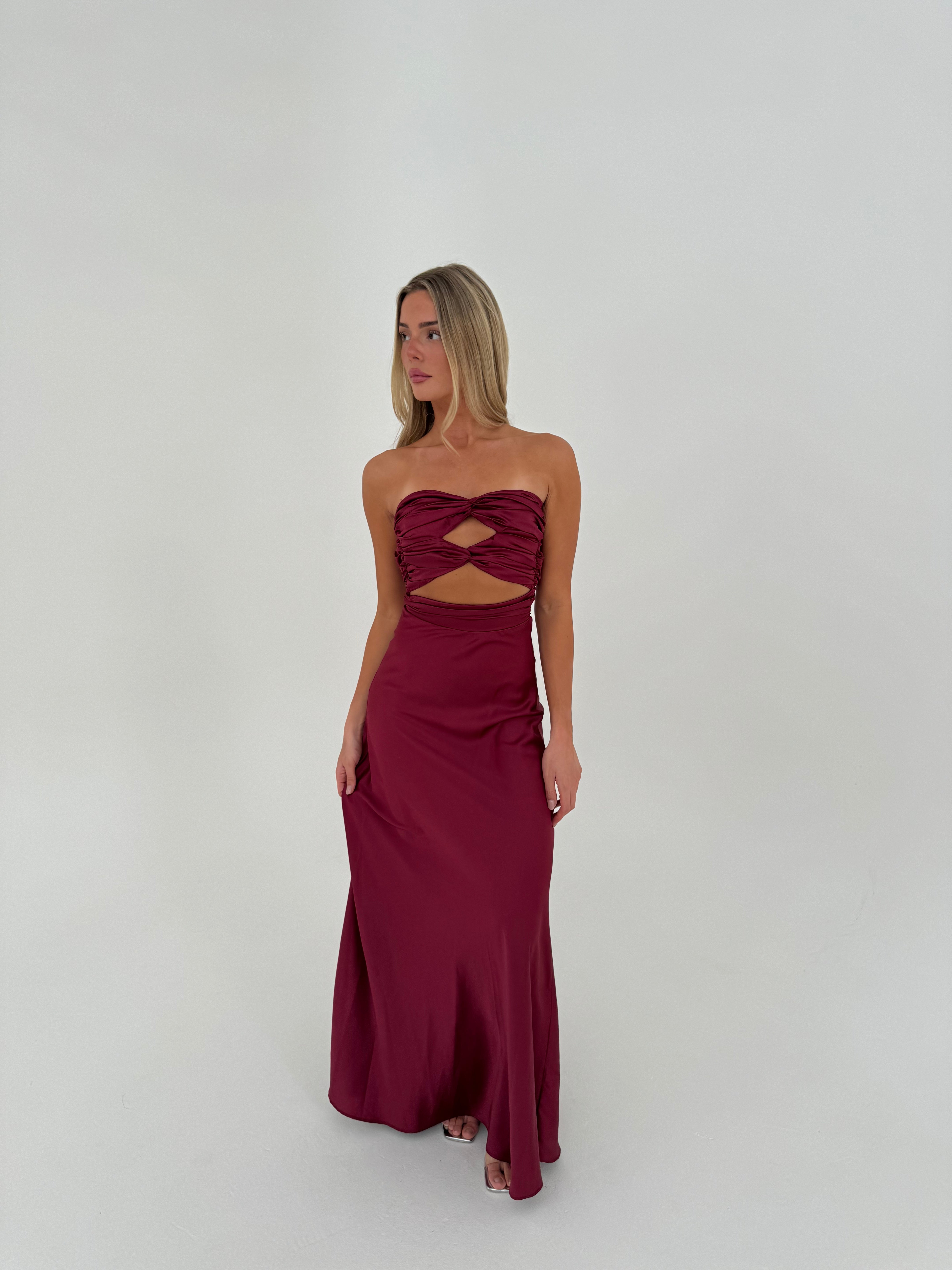 INKA GOWN: BERRY