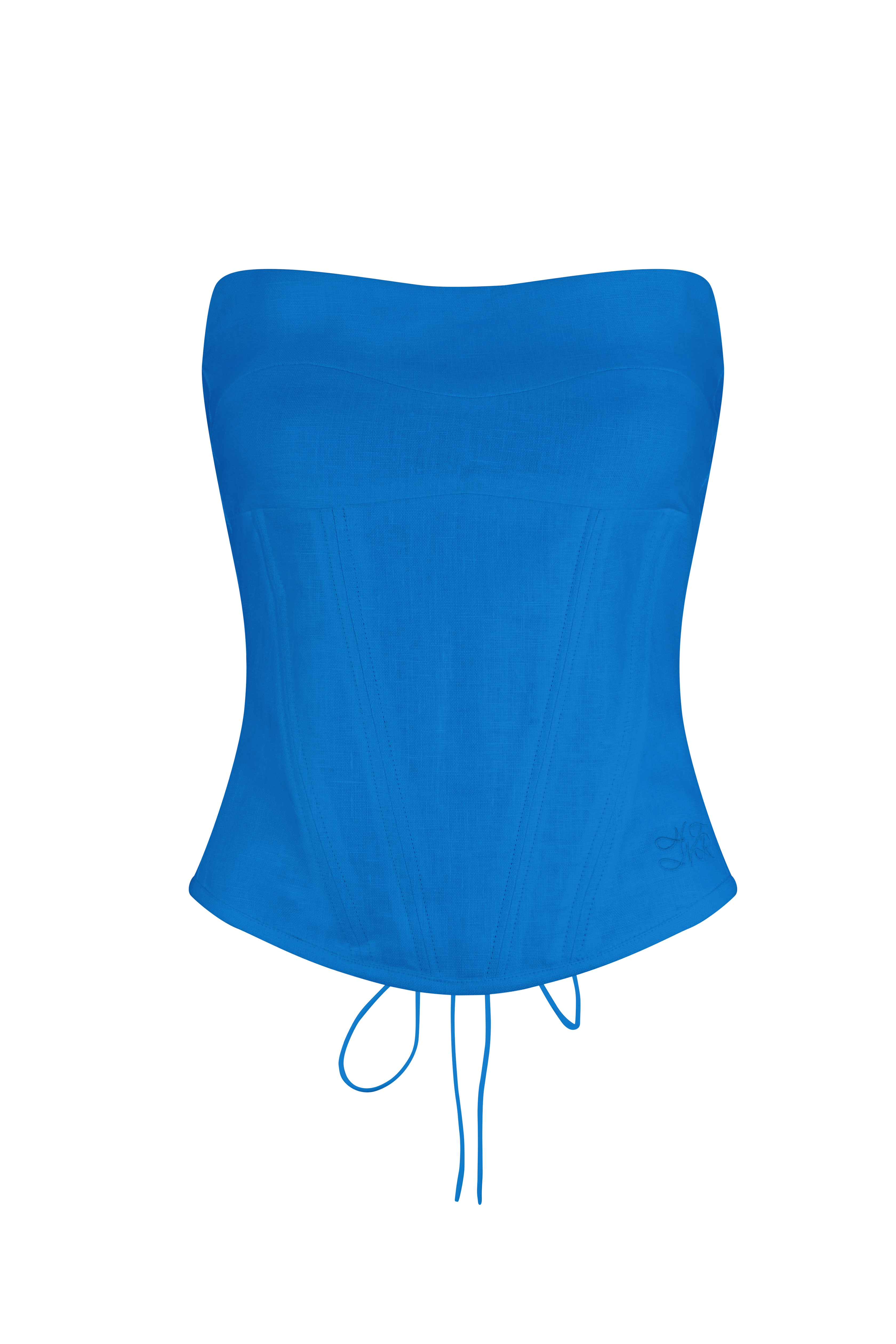 Luiza corset: Cobalt
