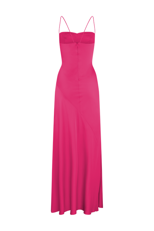 GAIA GOWN: HOT PINK